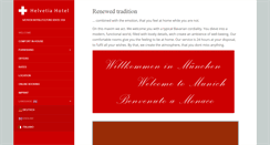 Desktop Screenshot of helvetia-hotel.com