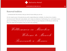 Tablet Screenshot of helvetia-hotel.com