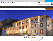 Tablet Screenshot of helvetia-hotel.ch
